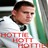 Pixelated static image of a person in profile wearing white with dark hair and red text below.