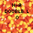 Pixelated orange and yellow background with black text reading H-A DOUBLE L O, W DOUBLE E N, and SPELLS HALLOWEEN!