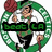 Pixelated green circular frame with red top accents, featuring a cartoon character holding a staff, with text overlays changing from 'boot CA' to 'ChAmPz' across frames.
