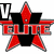 Animated icon with red and black star-shaped design featuring 'ELITE' text, transitioning from 'V' to 'A' lettering with heart-shaped background.