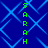 Blue background with light blue diamond pattern and vertical green text reading 'SEARCH' on both sides