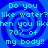 Blue spiral background with cyan text repeating 'Do you like water? like water? then you like 70% of my body!!' in four identical quadrants.