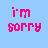 Pixel art of a female character in blue and yellow sports attire with text above reading "i'm sorry i can't be perfect" on light blue background.