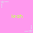 Pixelated pink background with repeating light green text 'leah' and alternating star-shaped icons in pastel colors.