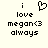 Pixelated text and a heart symbol on a light background, with one version showing an animated heart icon.