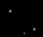 Animated sequence of white and gray pixelated shapes on black background, featuring X and cross symbols with scattered dots.
