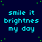 A static digital image displays repeated text in cyan pixelated font on a dark blue background with scattered green dots.