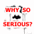 Animated icon shows a stylized face with black eyes and mustache, red text 'WHY SO SERIOUS?' above, and a mouth changing from closed to open with red lips.