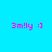 Four quadrant with alternating cyan and pink backgrounds displaying identical pixelated text and smiley face