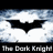 Batman-themed buddy icon with cloud background, featuring Batman logo silhouettes and text elements including 'With Christian Bale', 'As Batman', 'The Dark Knight', and 'You're going to love me.'