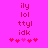 A bright pink background displays two identical vertical of text and heart symbols, with the left 's hearts showing a subtle color variation