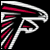 Pixelated logo featuring a stylized bird head with red and white elements on black background.