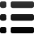 Six black and gray rounded rectangular and circular shapes arranged in two columns on a light gray background.