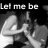 Black-and-white animated sequence showing two figures in close embrace with text overlays reading "Let me be the one who calls you 'baby' all the time. <33".