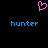 Pixelated text and symbols on a bright pink background with black top bar, featuring repeated phrases about 'Zakk' completing someone while calling him hot.