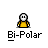 Animated contact sheet of a yellow stick figure character with white head and black outline, displaying multiple poses and blue particle effects across 25 sampled frames on gray background.
