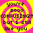 Four identical display a yellow and pink spiral background with black text reading "you're sooo CONFUSING!!!CONFUSING!!! but I still like you" in pixelated font