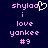 Pixelated text and heart symbol on dark blue background with two side-by-side views showing animation change.