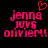 Pixelated pink text on black background with red heart symbol above left side, two identical static frames shown.