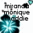A static image with a blue and black floral pattern, featuring text names and a heart symbol on a white background.