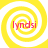 Four identical yellow and white spiral patterns arranged in a , each containing red text reading "lyndsi"