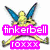 Animated icon shows a fairy character with blue wings and yellow hair, changing background colors from white to pink while text overlays remain.