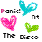 Animated contact sheet of 20 frames showing a repeating pattern with text and heart symbols in pink, cyan, green, and black on white background.