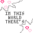 Pixelated star-shaped icons with text phrases and heart symbols, arranged in a pattern on white background