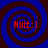 Four identical blue and dark red spiral patterns arranged in a , each containing the text "Matt:]" in red pixelated font