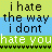 A static digital image with repeating text in green, blue, and white on a light background.