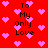 Red background with pink pixelated hearts and black text reading 'To My Only Love' in multiple positions.