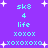 Pixelated cyan text and white stars on purple background, repeated in two with identical content