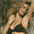 Static 50x50 pixel icon showing a person with long brown hair wearing a black sleeveless top, lying on their back with arms raised above head in a relaxed pose against a dark background.