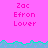 A static image with a bright pink background and cyan wave-like border, displaying repeated text "Zac Efron Lover" in three across two sections