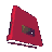 Red book-shaped icon rotates through multiple angles, showing front, side, and top views with visible pages and a small greenish emblem on the cover.