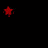 A 4x4 contact sheet of red star and circular emblem animations with "Projekt Revolution" text on a black background, showing frame-by-frame progression from scattered stars to complex rotating symbols.