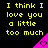 Yellow pixelated text on black background with pink triangular shapes containing heart symbols.