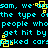 Cyan pixelated text on black background with yellow square outlines, repeating phrases about people getting hit by parked cars.