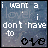 A 3x2 contact sheet of six animated frames showing a pixelated text-based animation with the phrase "i want a lover i dont have to love" in varying font styles and letter spacing across each frame.