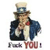 Pixelated image of a figure in a top hat and blue jacket with a red bow tie, holding a finger to lips, with 'Thank You!' text below.