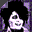 Animated sequence of a person with dark hair and light skin in multiple poses against purple and gray backgrounds, showing head turns and facial expressions.