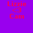 Four display 'Lizzie <3 Cam' text in red over solid backgrounds with varying color saturation and brightness