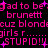Pixelated pink text on black background with repeated phrases and small purple stars, animated with flickering text and star positions.