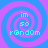 Four identical spiral-patterned icons with cyan text 'im so random' on purple and blue backgrounds, arranged in a