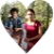 Static heart-shaped icon with two people sitting side-by-side against a green background, rendered in low-resolution pixel art style.