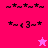 Pixelated icon with pink and magenta background, featuring star symbols and a central '3' character, with a small star icon in the bottom-right corner.
