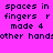 Pixelated text on a split background of bright pink and white, with partial text visible across the image.