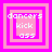 Four identical pixelated squares with pink and magenta borders display the text 'dancers kick ass' in white pixelated font.