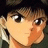 Pixelated anime-style character face with brown hair and brown eyes, next to black background with white text reading 'AnimeIM' and 'com'.