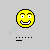 Yellow and red pixelated face icon transitions through angry expressions, mouth shapes, and explosion effects on gray background.